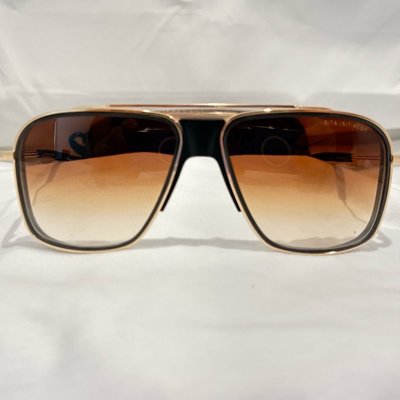 NEW! DITA INITIATOR DTS116-58-02-GLD-BLK; GOLD AND BLACK FRAME W/ BROWN GRADIENT - Picture 1 of 7